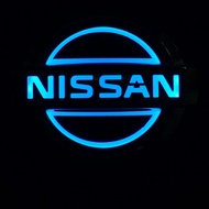 Modified LED Light Emblems Logo Badge DIY Car Accessories For Nissan Sylphy Bluebird Sunny Navara NP