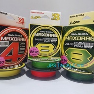 AWASHIMA braided line MAXDRAG X4 / X8 Braid 200m/150m/250m