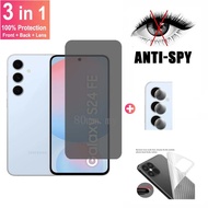 Anti-spy Screen Protector for Samsung Galaxy S24 FE Privacy Screen Protector for Samsung Galaxy S24 