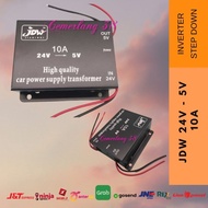 StepDown10A DC 24V to 5V Car Power Supply Transformer Converter DC-DC