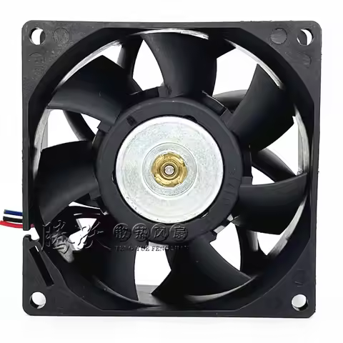 Delta Electronics FFB0824EHE R00 DC 24V 0.75A 80x80x38mm 3-Wire Cooling Fan