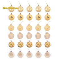 30Pcs Christmas Tree Decor High Qulity White Gold Ball Ornament Bauble Party Hanging Ball for Home C