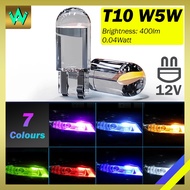 T10 LED Mentol Lampu Motor Kereta Car LED Light White Red Ice Blue Pink Proton Saga Perodua Myvi Alza Small Light Lamp