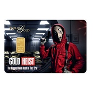 READY STOCK : Public Gold Bullion Bar PG 1g (Au 999.9) 24K - Gold Heist
