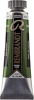 Tarens T0103-623-2 Oil Paint, Rembrandt Sap Green, 0.5 fl oz (15 ml) (No.5)