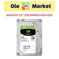 SEAGATE 3.5" 2TB BARRACUDA HDD