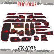 NEW ALZA 2025 2024 2023 2022 22 Pcs 1 Set AV H X Interior Slot Mat Car Interior Anti Slip Slot Mat