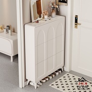 Ultra-Thin Shoe Cabinet Large-Capacity Storage Porch Cream Style Cabinet Tipping Bucket Shoe Rack