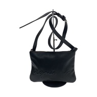 Agnes b. Tote Bag Purse leather shoulder BLK plain JS06M-03 Direct from Japan Secondhand