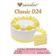 [Emicakes] 15cm Classic D24 Durian Cake