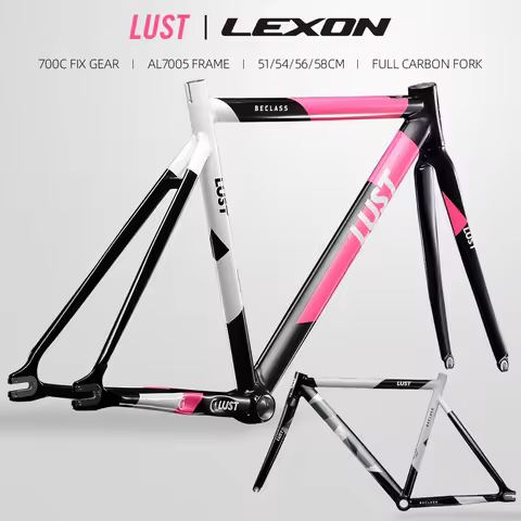 2023 FIXED GEAR FRAMESET AL7005 EXTRA LIGHT TRACK FRAME SET/SINGLE SPEED ROAD BIKE FRAME WITH CARBON
