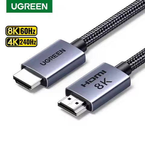 UGREEN HDMI Cable 8K/60Hz for PS5 Xiaomi TV Box Ultra High Speed Certified 8K@60Hz Cable 48Gbps Dolb