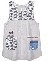 Kusuguru Japan 247023 Ms. Matilda Apron, Gray, M - L