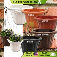 TIP TOP CHERRY POT DIAMETER 21 CM HANGING PLASTIC FLOWER POT GARDENING PASU BUNGA POKOK DECO TOOLS C