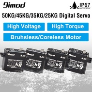 9imod Waterproof Brushless Coreless Servo 50KG 45KG 35KG 25KG Aluminum Digital Metal Gear Servo for 