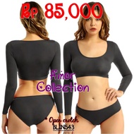 Sexy Lingerie crop model and hot pants open V BLIN543 RLIN544 GRLIN545 by AMOR COLLECTION