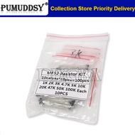 100PCS=10value*10pcs NTC Thermistor Resistor Kit  NTC-MF52AT 1K 2K 3K 4.7K 5K 10K 20K 47K 50K 100K +