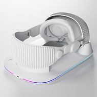 Suitable for Vision Pro VR Charging Treasure Fast Charging VR Base Wireless Magnetic RGB Lamp Storag