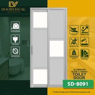 Slide and Swing Toilet Door asstl36