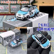 Ready Stock MINIGT 1: 64 Abarth Abarth 595 LBWK IZTK Alloy Car Model
