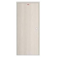 ชุดประตูเหล็ก เจาะลูกบิด PROFESSIONAL DOOR FR1LC+WD1C PF 86.4x203.5 ซม. สีครีม (1291010)