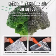 Y78 Combo of 10 silver zip bags for fresh food, reusable titanium aluminum material YOLAR