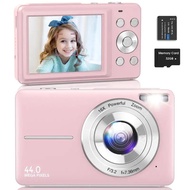 DC403 Digital Camera, 1080P & 44MP, Ff(F/3.2, f=7.36mm), 32G Memory Card, 16X Digital Zoom, Compact 