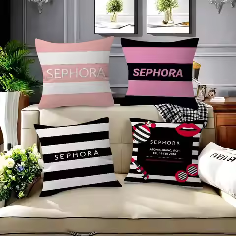 Classic logo s-Sephora Cushion Cushion Cover Decorative Pillow Sofa Home Decor case pillow cases