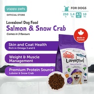 Loveabowl Grain Free Dry Dog Food 4.5kg| Complete Diet Low Fat Superfood Kibble Salmon Chicken Canad