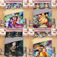 龍珠 孫悟空 超級撒亞人 枕套 枕頭袋 床上用品 床單套裝 床笠 被套 公仔 禮物 七龍珠 送禮