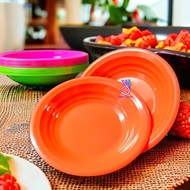 Singi 10 inch DJP Plastic Plate Beautiful round plastic plate Embossed threaded plastic plate/