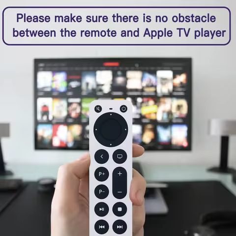 Universal Smart Remote Control for Apple TV 4K Four-in-One Compatible with TV1 TV2 TV3 TV4 TV5 TV6
