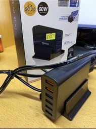 Xpower DC6Q2 6 Port 60W USB QC 充電器