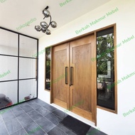 pintu rumah jati / daun pintu / pintu rumah utama