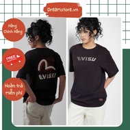 Genuine Evisu Black Striped T-shirt | Dream Store