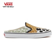 VANS CLASSIC SLIP-ON MULE (PATTERN MIX MULTI) WINTER BLUE/TRUE WHITE รองเท้า ผ้าใบ VANS ชาย หญิง