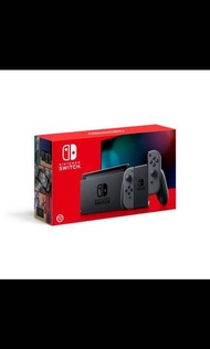 Nintendo Switch 全新任天堂 灰黑joy con 套裝連盒包信興三個月保養