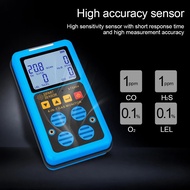 Professional Multifunctional Gas Detector Oxygen O2 Hydrogen Sulfide H2S Carbon Monoxide CO Combusti
