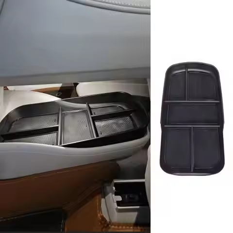 Car Accessories ABS Plastic Center Control Lower Storage Box Container Organizer Tray For Mercedes B