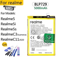 แบตเตอรี่ Realme 5 / 5i / 5S / C3 / C11 2020 ( BLP729 ) ORIGINAL REALME BATTERY เรียลมี แบตเตอรี่