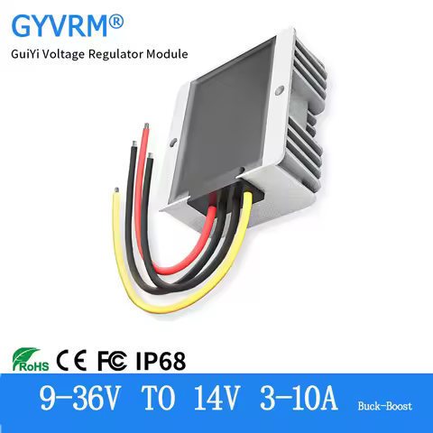 Boost Buck Module 9-36V to 14V 3A 5A 8A 10A 12A Step Down / Up Voltage Stabilizer Regulator 140W DC-