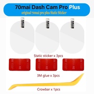 For  70mai Dash Cam Pro plus Dash Cam Smart 3M Film and Static Stickers,  for 70mai Pro plus Car DVR 3M film holder 3pcs