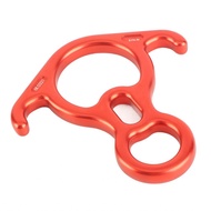 Climbing 8 Ring  Descender Aluminum Alloy 50KN for Working Aloft Fire Rescue