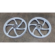 HONDA wave125 wave125s wave125x ultimo sport rim 1.60/1.85x17 WAVE 125 BLACK /WHITE 6LEG WAVE125-S W