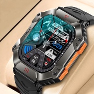 นาฬิกาออกกำลังกาย 2.0" Bluetooth Call Smart Watch Men Fitness Tracker Compass Altitude Barometric Smartwatch For Android IOS 650mAh