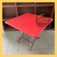 3V Square Plastic Table 2’x3’ &amp; 3x3’/Folding Table/Meja Lipat