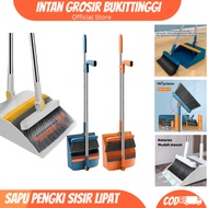 Broom Set, Dustpan, Cleaning Broom Set, Practical Folding Broom, Multipurpose Cleaning Tool, Floor B