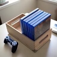 Solid Wood PS5/PS4/PS3 Game CD Storage Box|25 Pieces Pack|High Quality Sony ps4 Console CD Cassette 