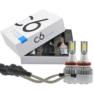 C6 Super Bright LED H1/H3/H4/H7/H8@H11 Headlight Bulb Auto Headlamp (2pcs/set)