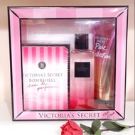 Victoria’s Secret Bombshell Perfume 100ml, Bombshell Mist 250ml and Pure Seduction Lotion 236ml (Gift Set)